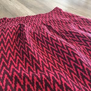 LOFT Skirts - Loft Pink and Purple Chevron Skirt LOFT Skirts - Loft Pink and Purple Chevron Skirt